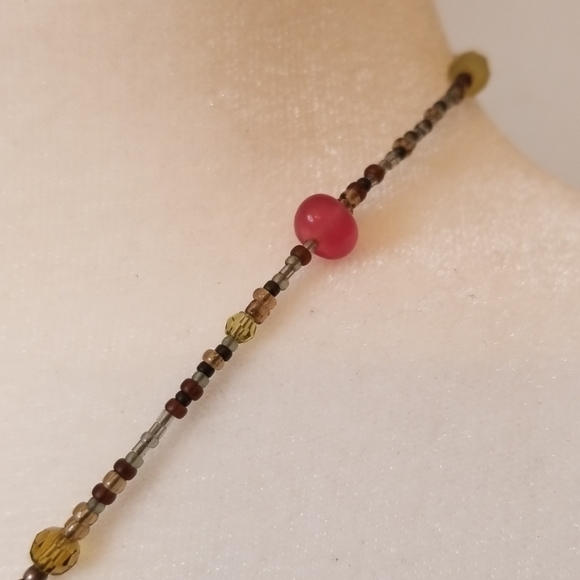 Silpada ~ Chalcedony & Glass Colorful Necklace - Picture 3 of 6